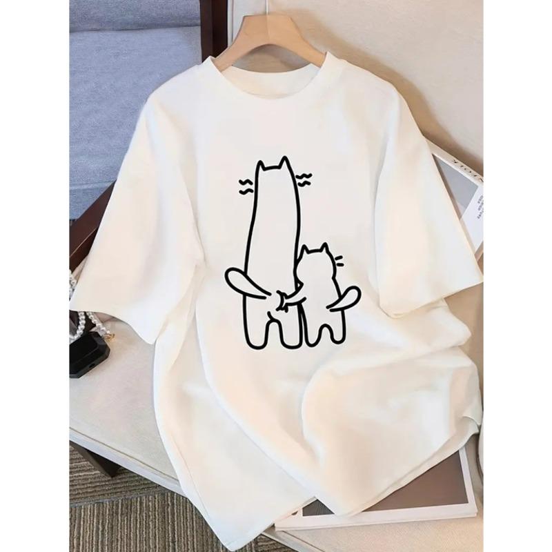 

Однотонная футболка для женщин с коротким рукавом, нишевый дизайн и принт, летний новый свободный топ с рукавом до локтя, облегающий топ для женщин S белый