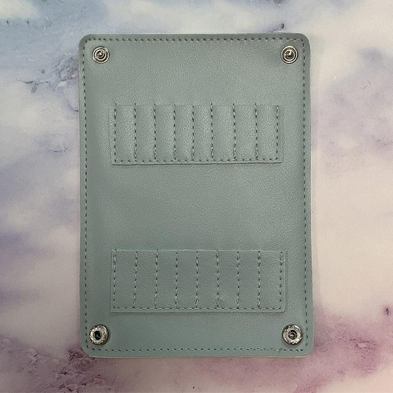 

Ящик для хранения сверл для ногтей Подставка для ногтей Аксессуары для шлифовки лака Складной органайзер Держатель Портативные маникюрные принадлежности синий