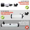 Datyson 0.965" To 1.25" 90° Diagonal Adapter Telescope Accessory for Stargazing
