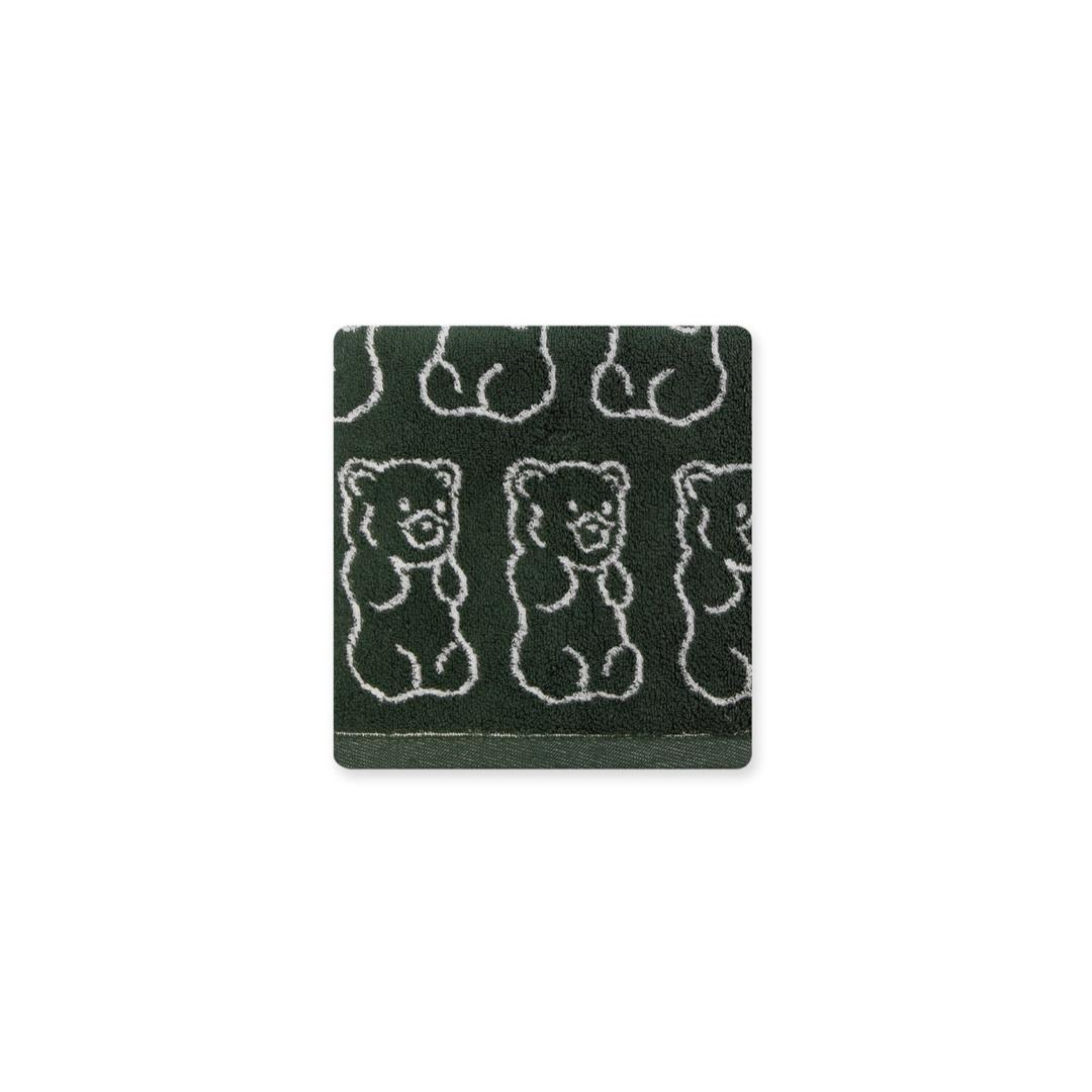 maison de cotton Greeny jelly bear green towel 1PCS