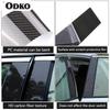 for Dodge Charger 2011 2012 2013 2014 2015 2016 2017 2018    6Pcs Car Door Window Pillar Posts Trim Covers Sticker