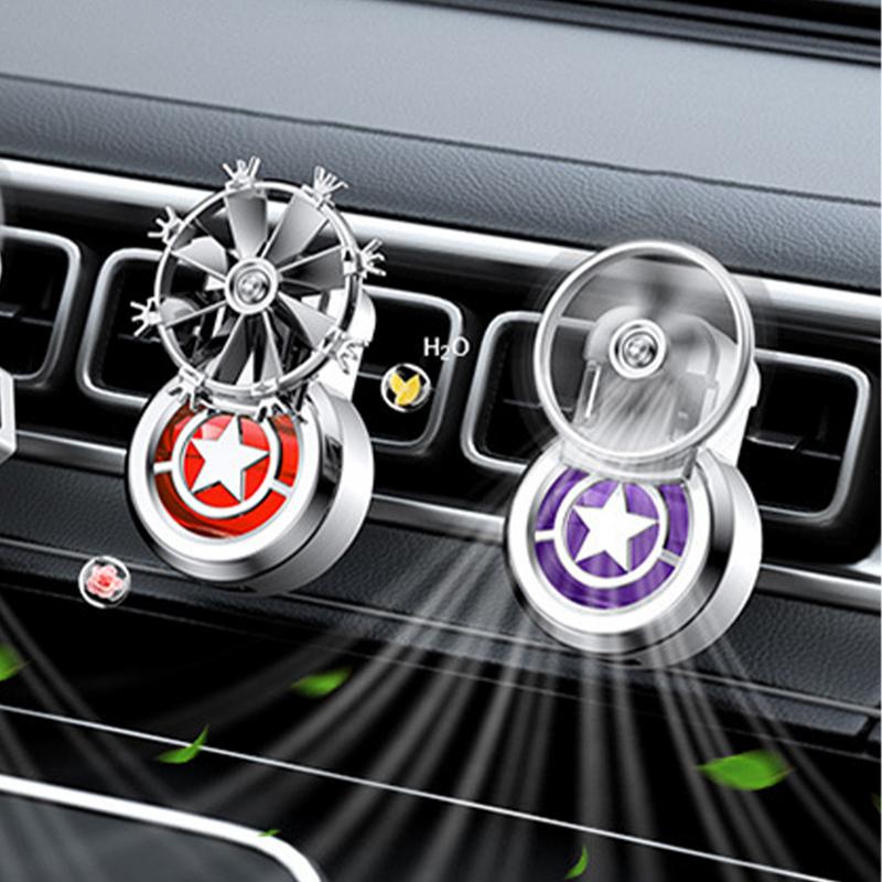 Car Diffuser Rotating Perfume Rotating Auto Air Outlet Oil Diffuser Car Interior Decor Car Odor Eliminator Air Freshener For RV