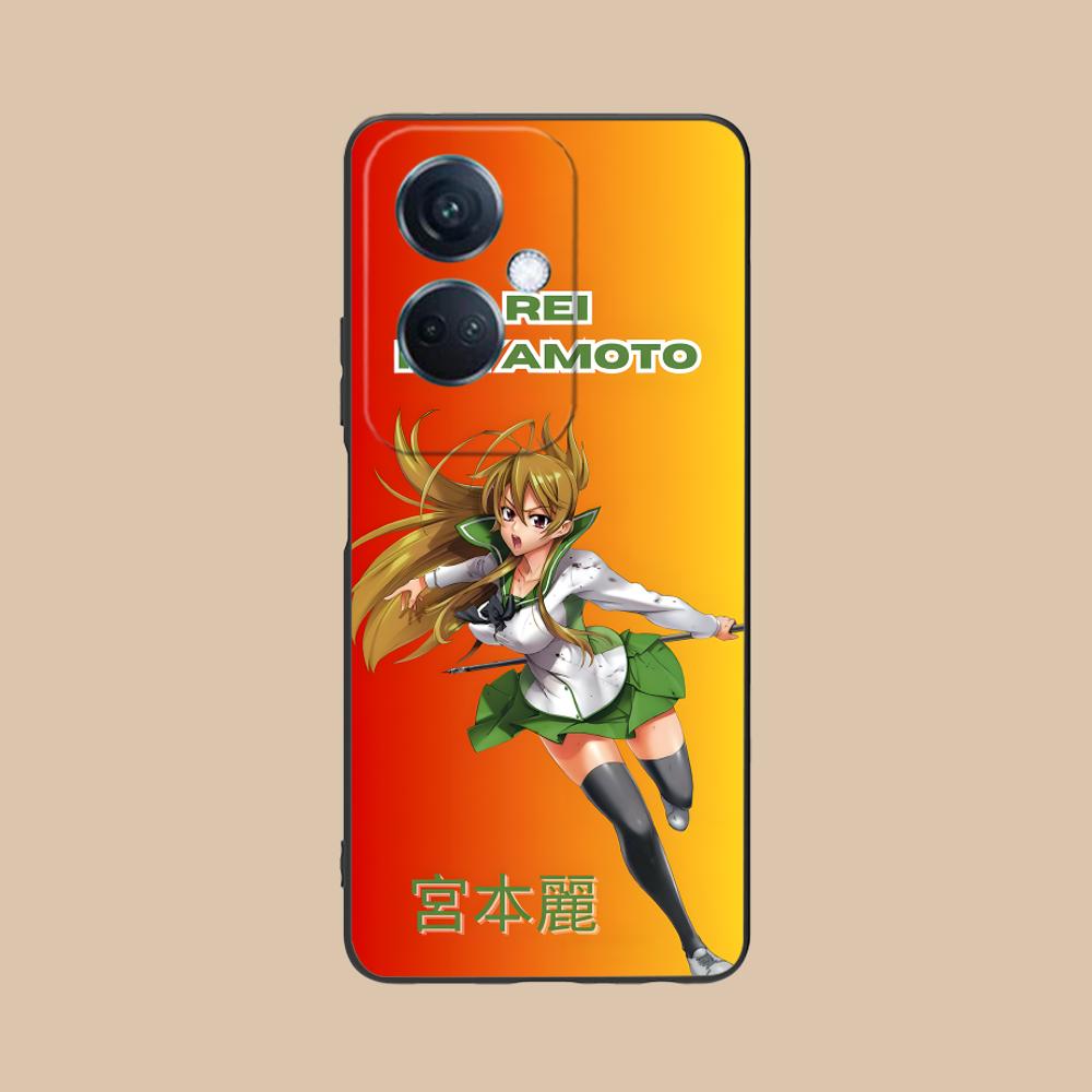 Highschool Rei Miyamoto Phone Case for OPPO Reno 14 13 12 11 10 9 8 7 6 5 F T Pro 5G Colorful Printing Cover Pretty Cover Luxury