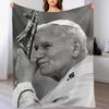 Pope John Paul II Throw Blanket Kid'S Blanket Polar blanket