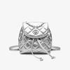 Casual Rhombus Chain Portable Small Backpack Female Feeling Backpack New College Style Ags Female