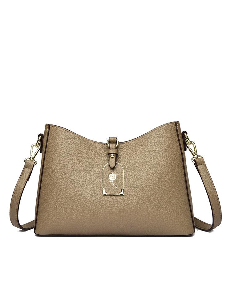 

2025 new fashion single shoulder oblique span bag high texture underarm bag large capacity commuter bag women s mother bag хаки