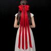 New Solid Color Hair Clip Long Ribbon Bow Sweet Style Bun Holder Hair Styling Decorative Ponytail Holder Wedding