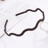 Matte Morandi Wave Hairband for Women: Versatile Sawtooth Clip for Makeup, Face Washing, Secure Hold for Fine Hair.