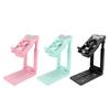 Cell Phone Cooler Stand Height Adjustable Mobile Phone Radiator Fan with Colorful RGB Lights for Liv