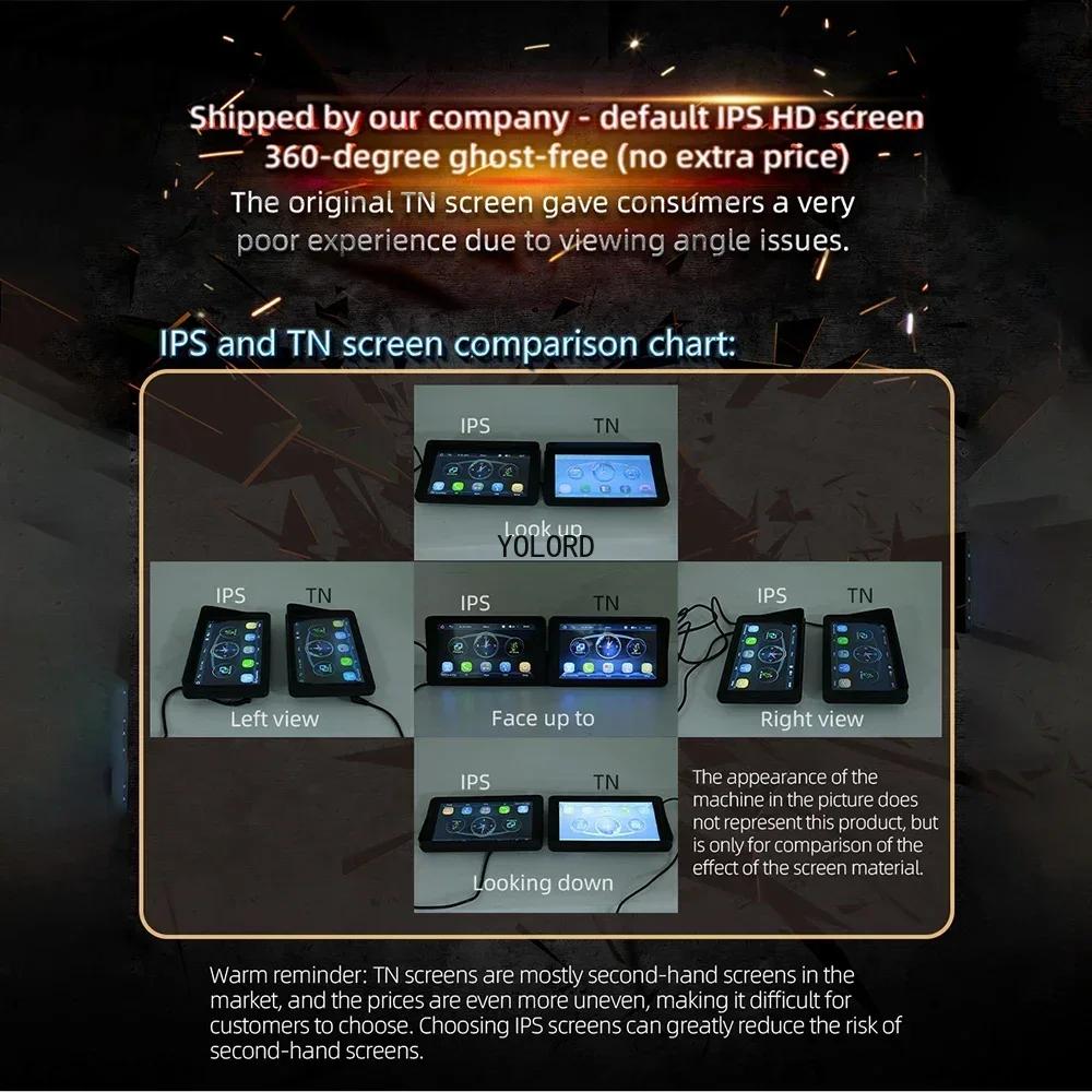 New 5.0 Inch Motorcycle Navigation Waterproof Carplay Display Screen Touch Screen Portable Wireless Android Auto Monitor