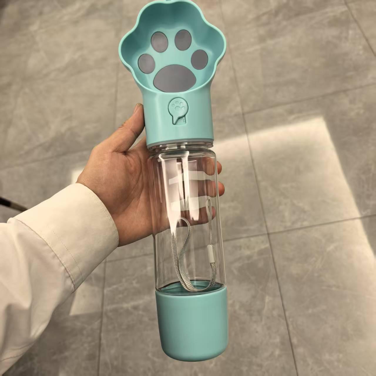 Portable Pet Water and Food Bottle for Outdoor Travel - Dog & Cat Hydration Dispenser