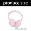 Fashionable Plush Earmuffs for Women Girl with Artificial Pearls Winter Warm Comfortable Ear Warmer For Daily Cycling