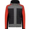 CMP Men's Hybrid Fleece Jacket with Light Front Padding