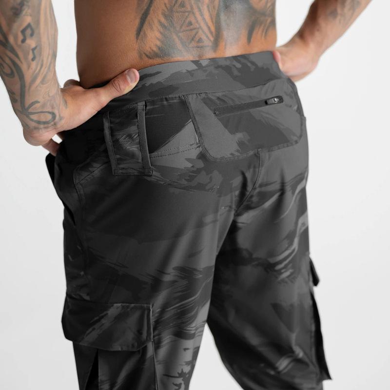 Pantalon de survêtement tissé athlétique décontracté pour homme pour la course et l'entraînement
