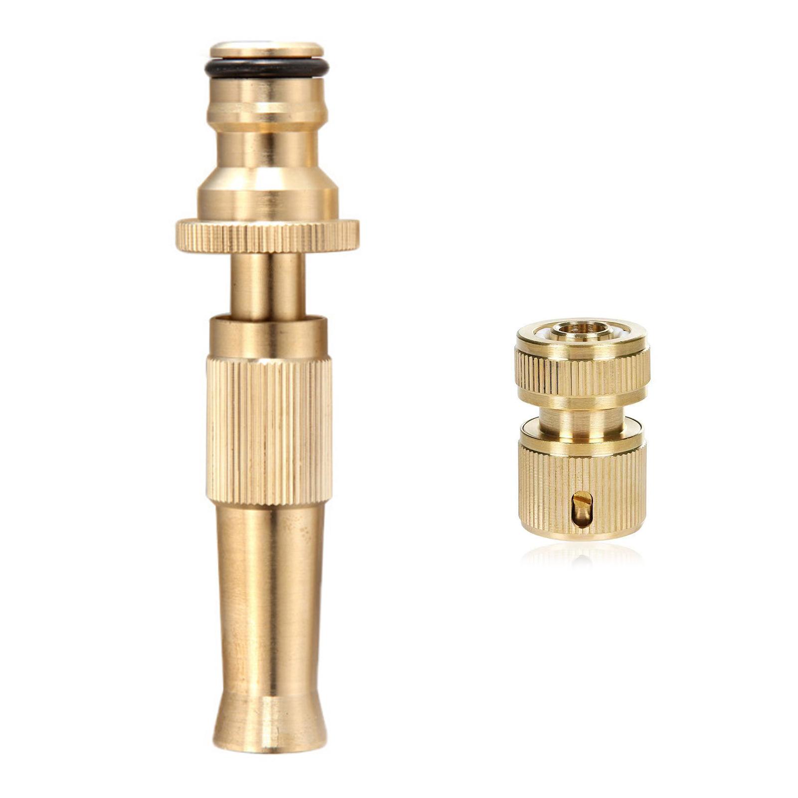 

Brass Garden Hose Connector Hose Fittings Connector Hose Tap Connector Hose Pipe 3/4inch 1/2inch Hose Pipe Adapter 4