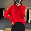 YYFS Women's Fashion Casual Fall Winter Solid Color Print Long Sleeve High Neck Sweaters