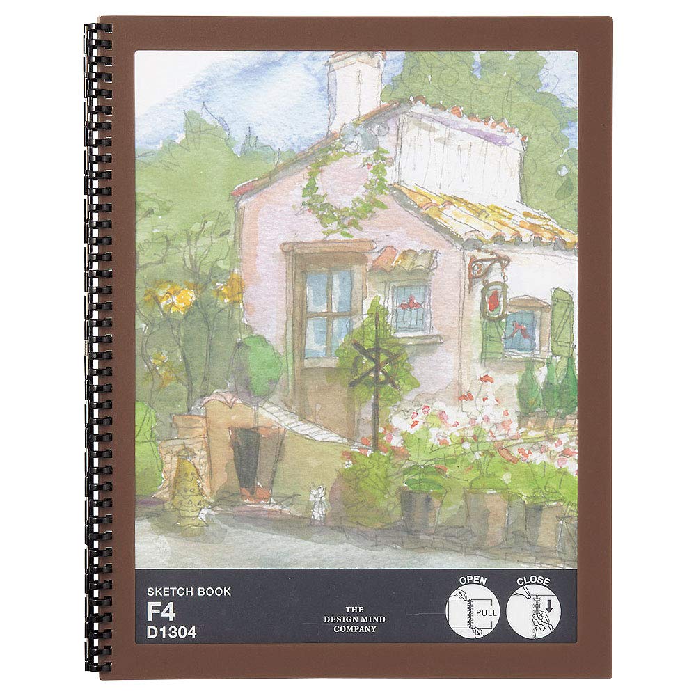 LIHIT LAB Sketchbook F4 Size D1304 1 Pack (10 Books)