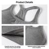 Slim Fit Women Sleeveless Camisole Solid Color Elastic Ribbed Tank Top Soft Basic Daily Wear Vest
