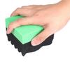 Car Square Water-Groove Polishing & Waxing Sponge Durable for Oil Stain Removal Car Care Automotive Detailing Cleaning Tool