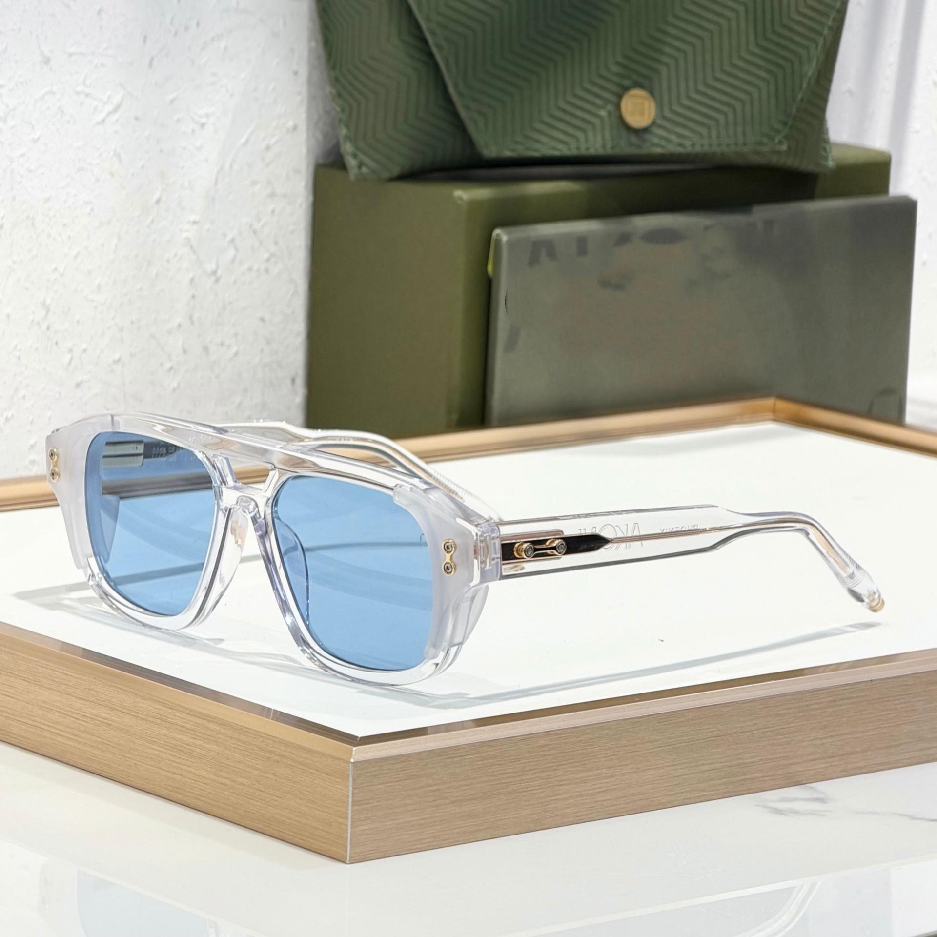 

AKS-517 Handmade Japanese Wood Grain Sunglasses - Trendy & Versatile Sun Protection for Men & Women 55-18-148