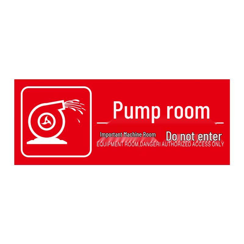 Multi-Room PVC Safety Identification Sign Standard