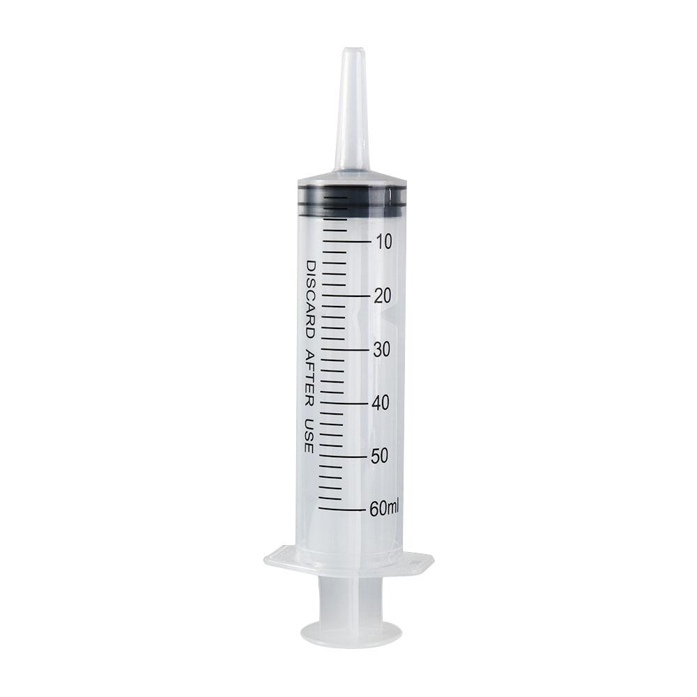Transparent Large Capacity Syringe Reusable with Scale Measuring Syringe Plastic 60/100/200/300/500ML Pet Feeding Syringe