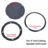 3inch Speaker Grills Steel Mesh Subwoofer Grille Cover Grille Cover Protective Frame
