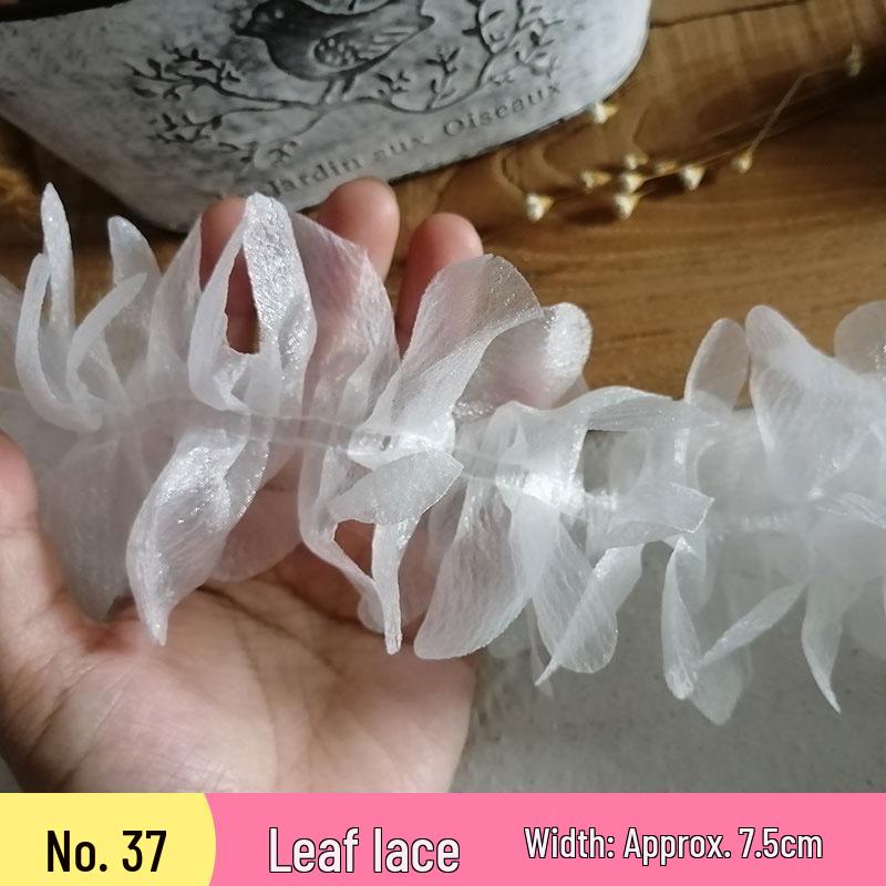 Handmade Lace Trim: Mesh for Baby Clothes, Curtains, Skirts, Pleated Decorative Fabric