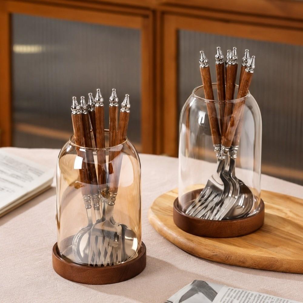 Retro Tableware Jar Vintage Dessert Picks Holder Artistic Storage Jar  Kitchen Organization