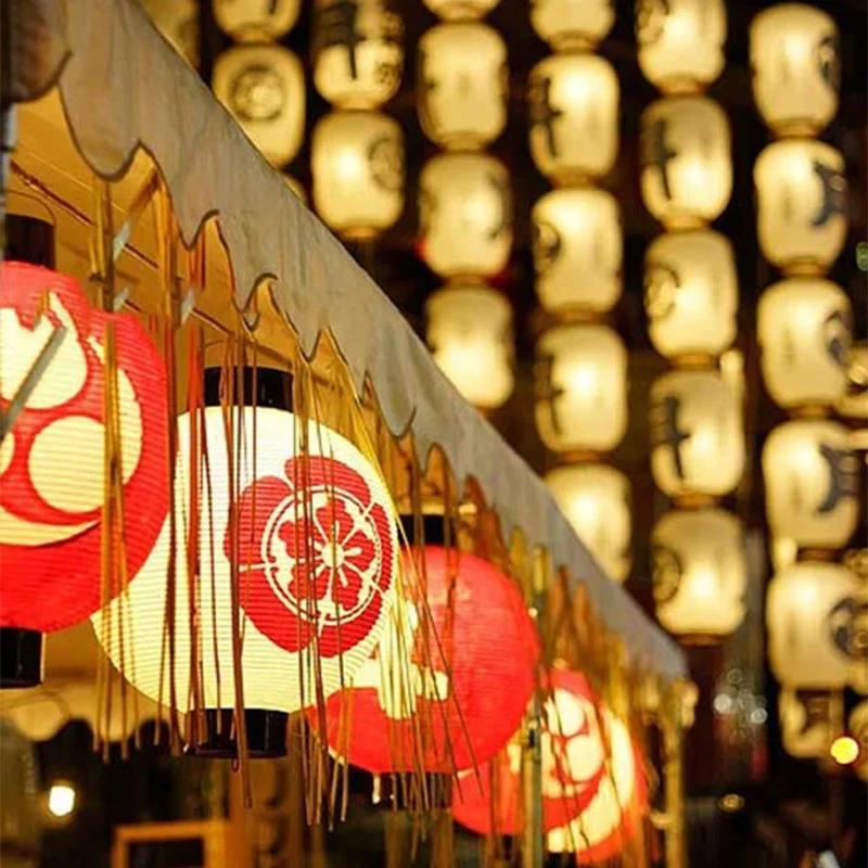 Japońska Lampion Wedding Decoration Ukiyo-E Drukowany Sashimi Cuisine Restauracja Wystrój Lampa Festiwalowe Artykuły Imprezowe Tkaninowy Lampion