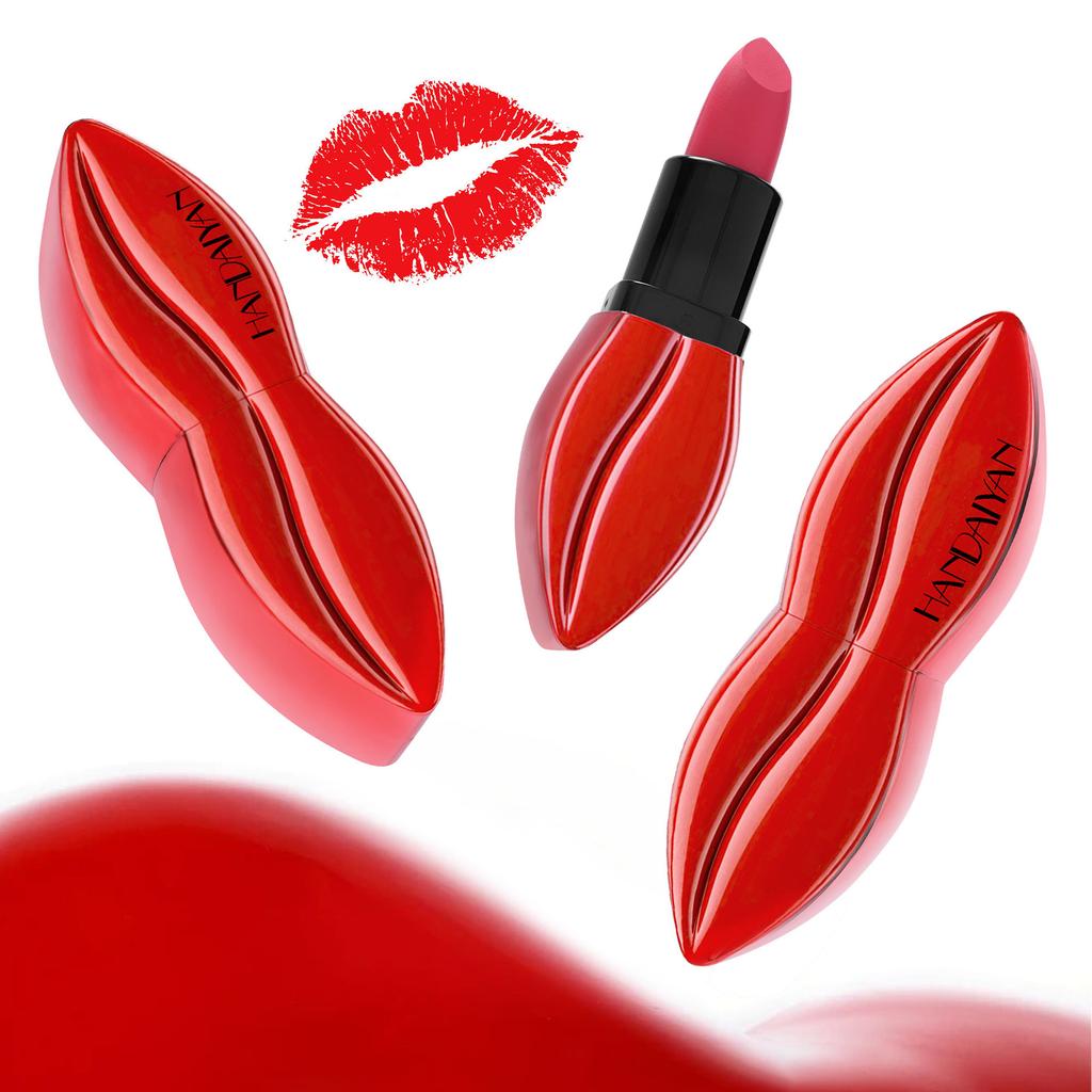 Rossetto Opaco 6 Colori Colori Pieni e Ricchi Idratazione Naturale Confortevole Texture Fine e Liscia Lunga Durata e Facile da Applicare