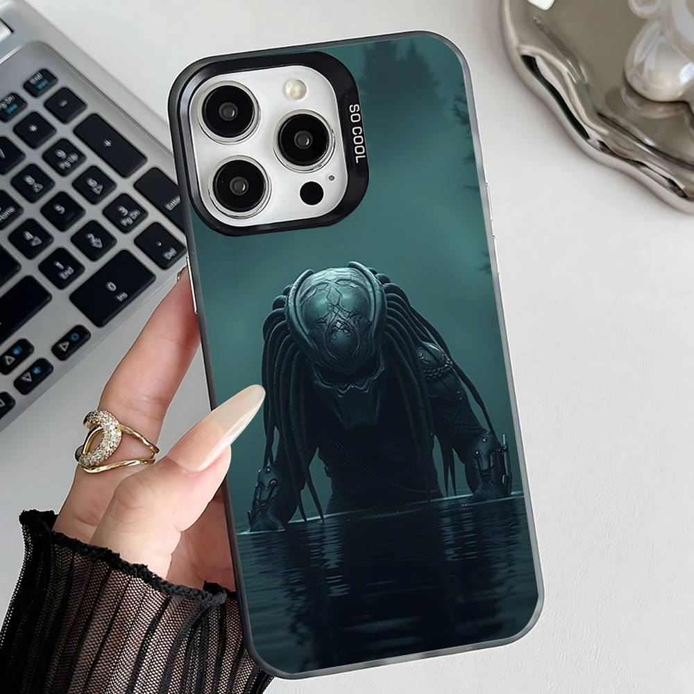 

The P-Predator Phone Case For iPhone 17,16,15,14,13,12,11,Pro,Max,Plus,E,Air,Mini Black Tpu Cover iPhone11