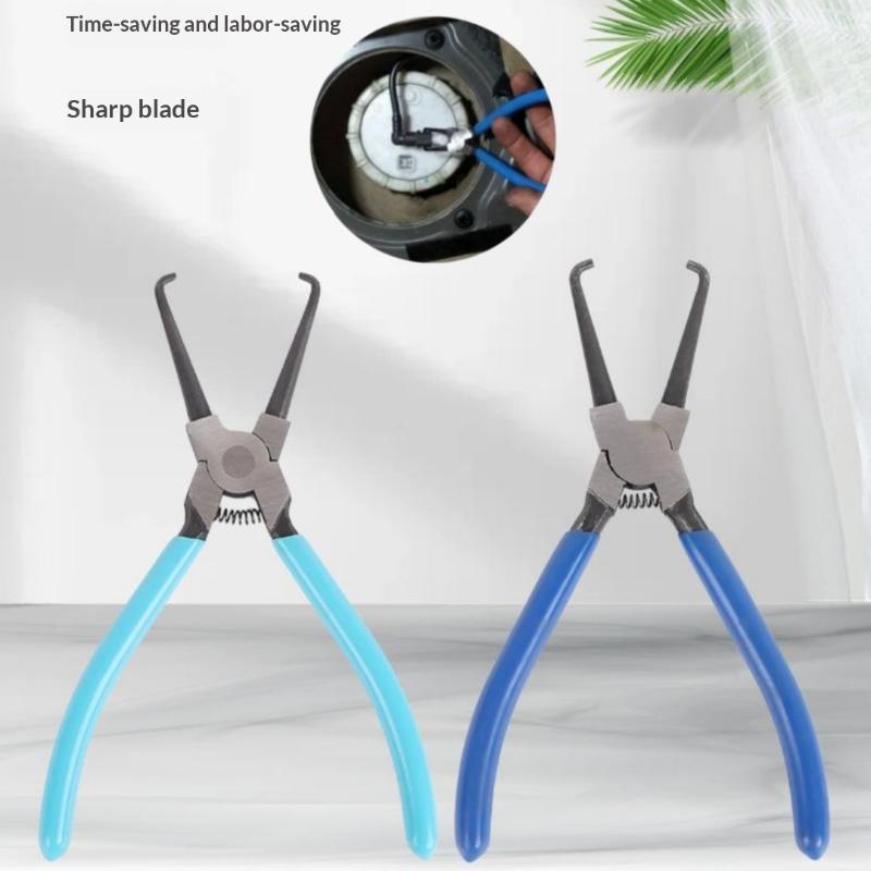 Anti-slip Joint Clamping Pliers 1Pcs Blue Portable Quick Filter Removal Oil Line Clamp for Outdoor Car Emergency Fix