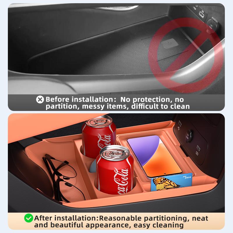 For DEEPAL S07 2024 2025 2026 Storage Box Center Armrest Hidden Box Cup Holder Organizer Interior Accessories