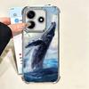Humpback Whale Sea Giant Soft Phone Case For Xiaomi Poco X7 X8 Pro Max X6 X5 X3 F8 Ultra F7 M8 M7 M5S Redmi 15C 15A 15 14C 13C 1