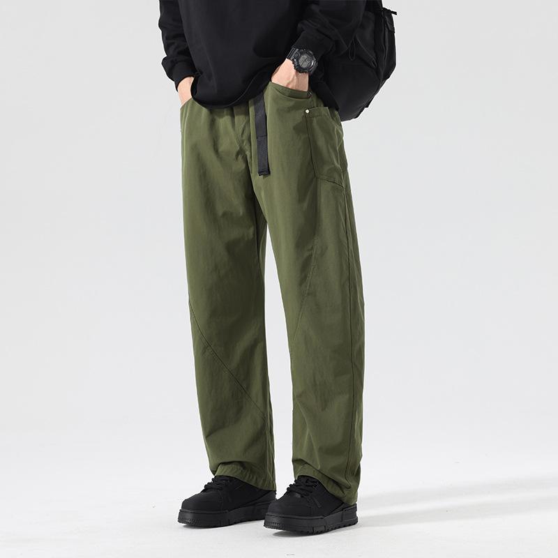Autumn Wide-leg Casual Pants Men's Straight Thin Quick-drying Loose Sports Versatile Overalls