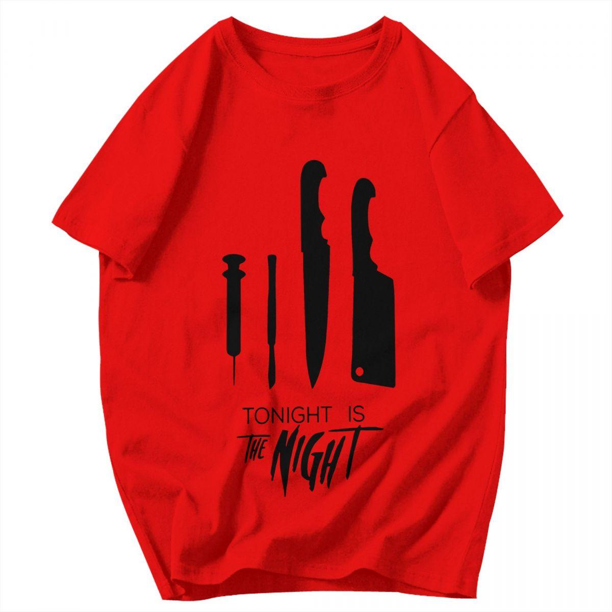 

Мужская футболка Винтажная Сегодня Ночь Декстер Морган Подарки Y2K Графические Индивидуальные Унисекс Топы Футболки S