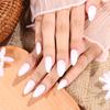 High Quality  New 16-Finger No-Curing Lamp Gel Nail Stickers Waterproof French Gradient Clearance