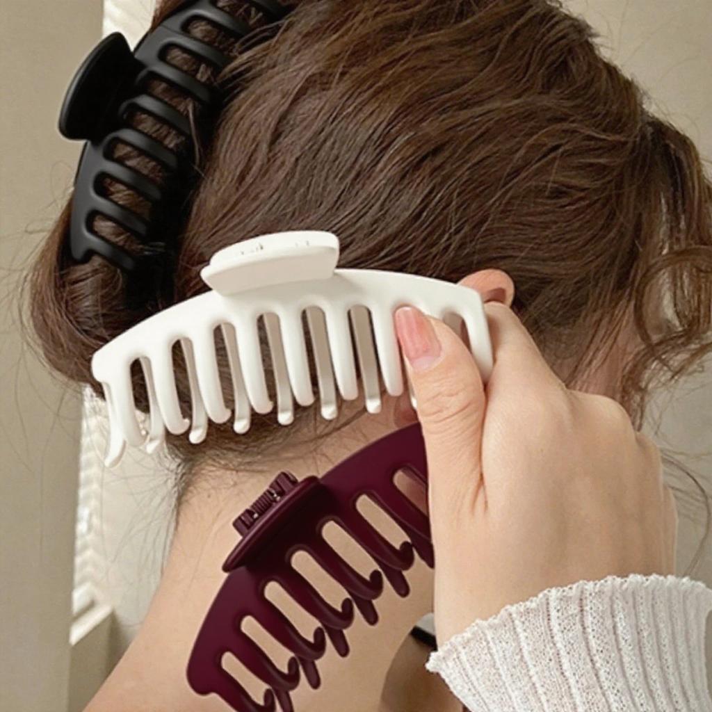 New Silicone Material Hair Claw Clip Crab Barrette Girls Ponytail Hair Claws Bath Clip Fashion Hair Accessories Headwear