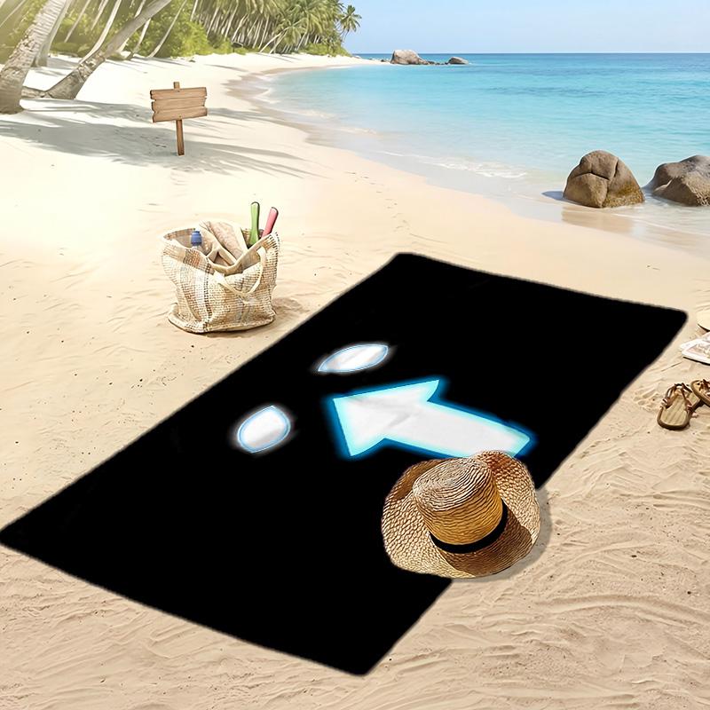 Avatar State Printed Beach Towel Quick Dry Soft TowelPortable Large Rectangular Beach Blanket for Travel Swimming Pool