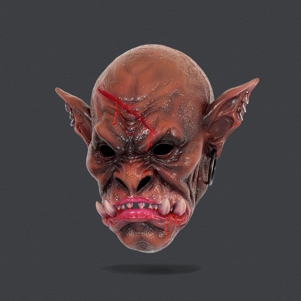 Scary Halloween Zombie Mask Realistic Ghost Mask Headgear Costume Mask  Halloween Party