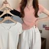 Women's Slim-Fit Summer Crop Top 2024 - Short-Sleeve Casual Tee
