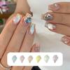 New Aurora Nail Art Accessories Tiny Conch 3D Small Ice Transparent Nail Decorations Mixed Rhinestones Phone Accessories
