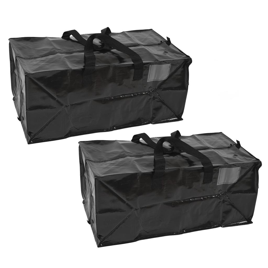 2PCS Packing Bag Carrying Handles Heavy Duty Large Space Waterproof Moving Bag for Space Saving Moving Storage
