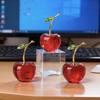 Ornements Cerise en Cristal: Artisanat Décoratif de Fruits de Cerise Souvenirs