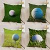 Golf Sports TTitleistS Cushion Cover Silky Short Plush DoubleSided Printed Pillow Case for Sofa All Seasons Home Decor Gift