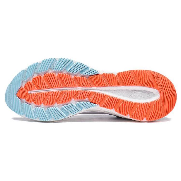 New LiNing YueYing 2.0 Anti Slip And Wear Resistant Breathable Low Top Running Shoes Women's White Blue Purple ARHT002-11