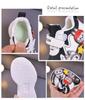 2025 Cartoon Toddler Sports Shoes: Korean-Style Leather Running & Casual Shoes for Boys, Spring/Autumn