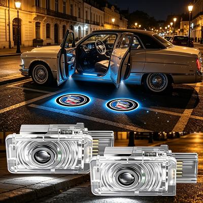 HD LED Welkom Licht Auto Deur Projector Lampen Auto Accessoires Voor Regal Lacrosse Avenir Envision Angkola Electra Anthem Cascada Avista Riviera