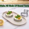 Stainless Steel French Perforated Tart and Cake Mousse Ring
